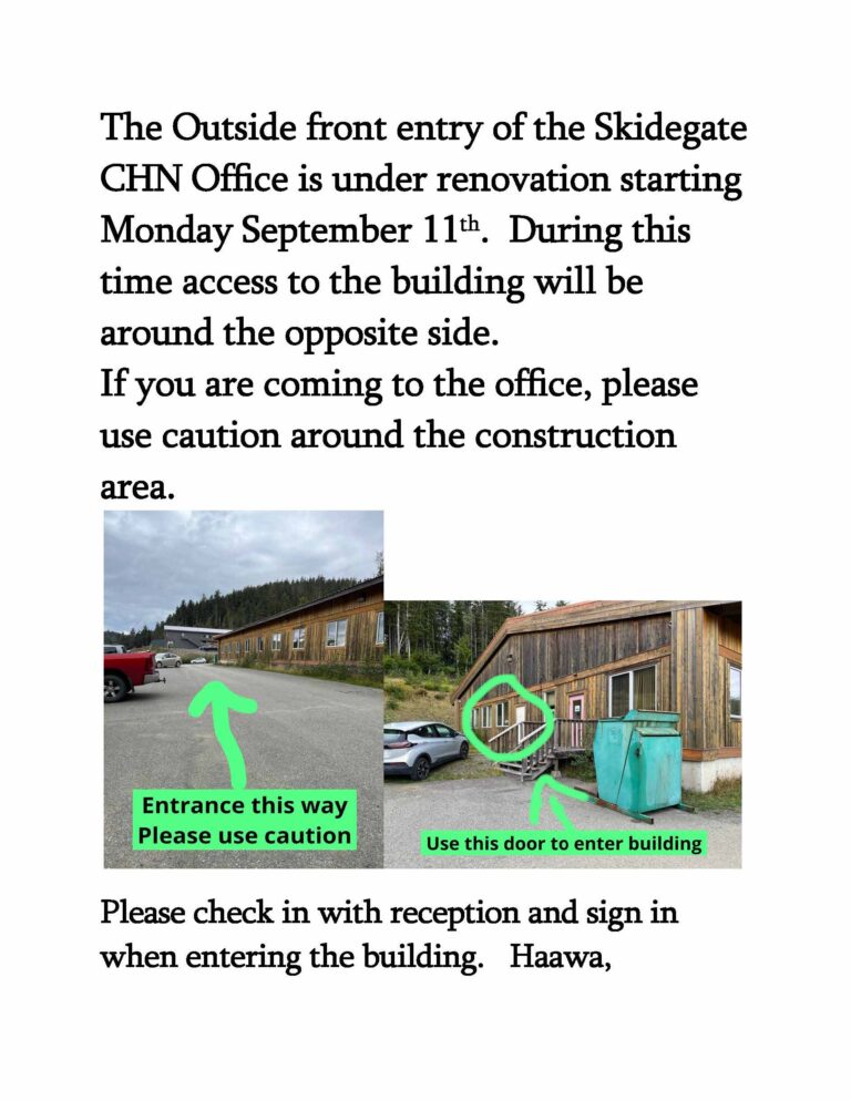 CHN Office under renovation